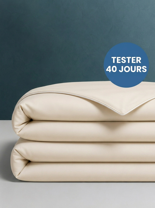 Couette rafraîchissante pour les chaudes nuits d'été