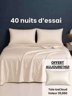 Couette rafraîchissante pour les chaudes nuits d'été